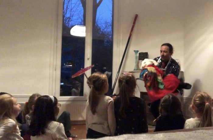 Polino Magicien jongleur pour anniversaire d'enfants